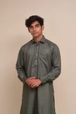 PLAIN KURTA PAJAMA - 1004 - Image 3