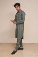 PLAIN KURTA PAJAMA - 1004 - Image 2