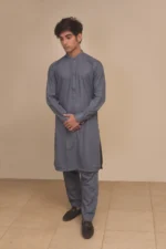 PLAIN KURTA PAJAMA - 1029 - Image 2