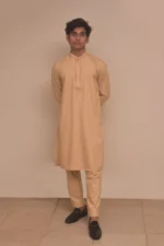 PLAIN KURTA PAJAMA - 1023 - Image 3