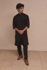 PLAIN KURTA PAJAMA - 1022 - Image 3